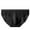 Black, variant on Men's Lingerie Solid Color Ice Silk Seamless One Piece Briefs