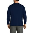 thumbnail image 2 of Lands' End Men's Big and Tall Knit Rib Pajama Henley, 2 of 3