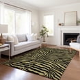thumbnail image 6 of Addison Rugs Mayfield Washable Animal Skin Pattern Zebra Gilded Rectangle Rug, 9' x 12', 6 of 6