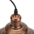 thumbnail image 4 of Metal Hanging Lamp, Modern Elegant 11.4in Industrial Pendant Light Fixtures  For Study Porch, Dining Room For Warehouse Bedroom, Living Room 30cm Diameter Bronze, 4 of 8