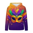 thumbnail image 5 of Men Fashion Pockets Long Sleeve Printing Hooded Sweatshirts Blouse, 5 of 5