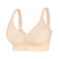 thumbnail image 1 of aidice Plus Size Bras for Women Wirefree Front Closure Support Adjustable Strap Comfy Everyday Bras, 1 of 2