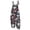 106#Black, variant on Women Overalls Summer Casual Floral Printed Loose Fit Jumpsuits Boho Cute Wide Leg Rompers Pants with Pockets Watermelon Red 5XL