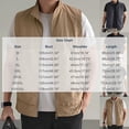 thumbnail image 4 of YFNNUP Big and Tall Men's Golf Vest Lightweight Casual Sleeveless Jacket Outerwear Windproof Water Resistant Grid Lining Vests with Zipper Pockets Black,XXL, 4 of 7
