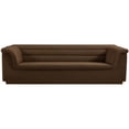 thumbnail image 5 of Meridian Furniture Cascade Brown Velvet Fabric Sofa, 5 of 18