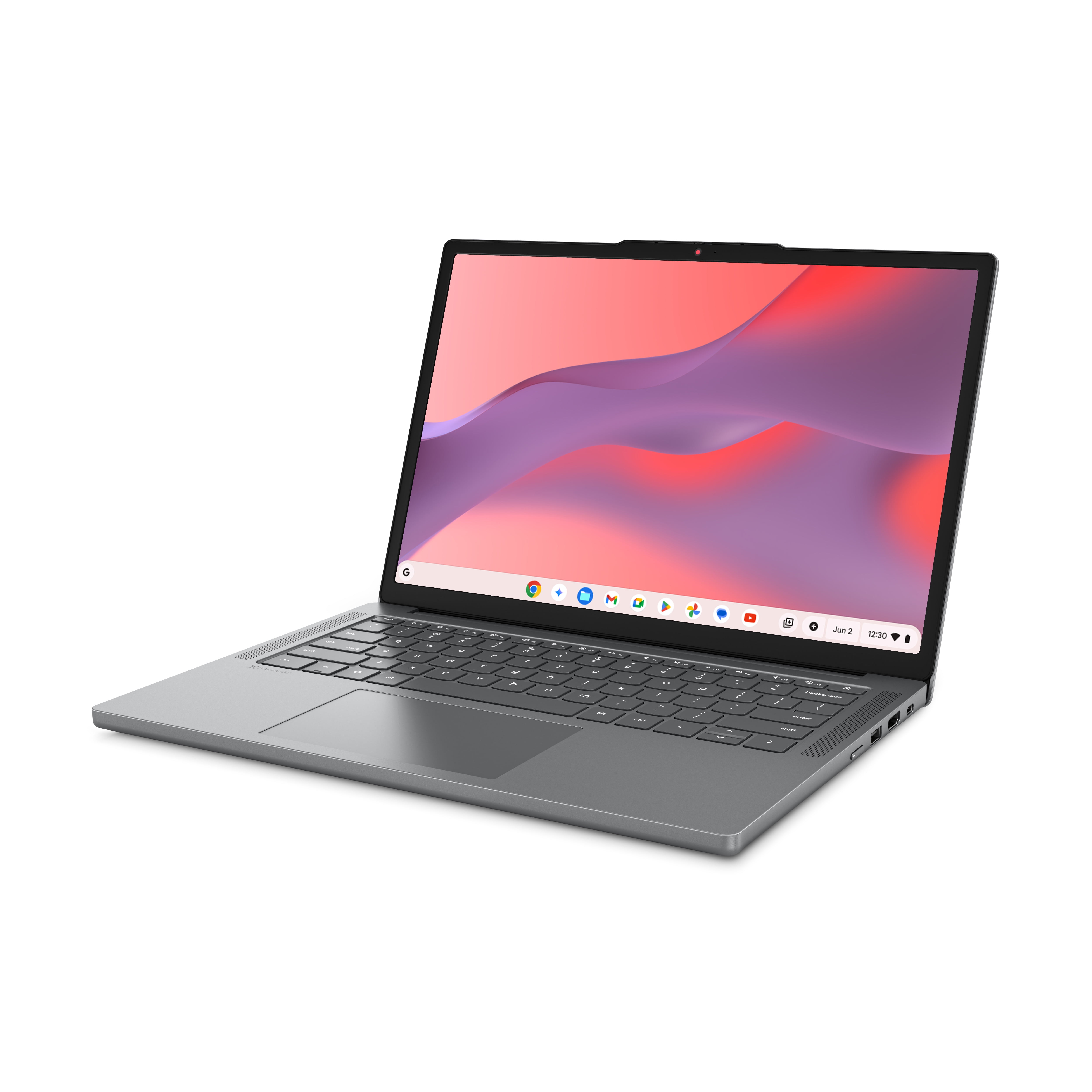 Lenovo Chromebook m 14" Laptop, MediaTek Kompanio 540, 4GB RAM, 128GB SSD, Luna Grey