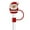 A, variant on Junepar 6Pcs Christmas Straw Cover Caps - Reusable Drinking Straw Tips Lids - Christmas Theme Silicone Straw Toppers Compatible Straw Accessories for Holiday Chriatmas Decor