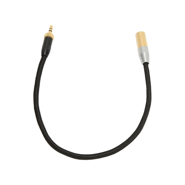3.5mm To Mini XLR Cable, HiFi Sound Flexible Stable Signal Stereo To Mini XLR Cord 3 Pin Noiseless For Camcorder