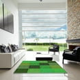 thumbnail image 7 of Ahgly Company Machine Washable Indoor Rectangle Transitional Neon Green Area Rugs, 2' x 3', 7 of 7