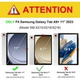 thumbnail image 3 of For Samsung Galaxy Tab A9 8.7 Inch SM-X110 SM-X115 X117 Flip Shockproof Stand Smart Tablet Case For Funda Tab A9 Plus 2023 Lavender Tab A9 Plus 11inch, 3 of 6