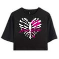 thumbnail image 2 of AJ Lee Merch Love Bites Back T-Shirt For Women&Girls Midriff Short Sleeve Summer Clothing Vest Tee, 2 of 5