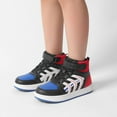 thumbnail image 5 of BURUDANI Boys Girls High-Top Court Kicks Kids LilLegends JuniorFly Jumpers Athletic Shoes for School Gym & Game Time, 5 of 6