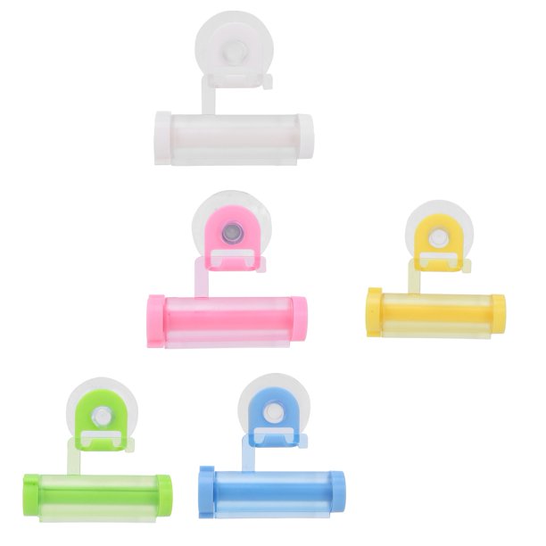 Exprimidor de pasta de dientes con ruedas para montaje en pared, exprimidor de tubo de pasta de dientes para montaje en pared, escurridor de tubo de pasta de dientes, dis