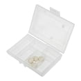 thumbnail image 6 of Unique Bargains 1 Pc Pill Case 6 Grid Flap Pill Box Clear White, 6 of 6