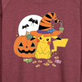 thumbnail image 3 of Pokémon  - Witch Pikachu With Candy - Women's Lightweight French Terry Long Sleeve Shirt, 3 of 5