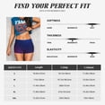 thumbnail image 5 of Logiee Neon Glitter Print Women's Biker Shorts,Workout Gym Shorts,Scrunch Shorts,Tummy Control Hidden Scrunch Running Yoga Shorts-, 5 of 8
