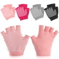 thumbnail image 2 of 4 pares de guantes de yoga para mujeres guantes femeninos anti-deslizamiento Guantes de fitness sin dedo suministros de fitness, 2 of 5