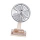 thumbnail image 5 of Ventilador de escritorio USB pequeño con ángulo ajustable, diseño retro, ligero para dormitorio, coche, verano. Blanco, 5 of 9