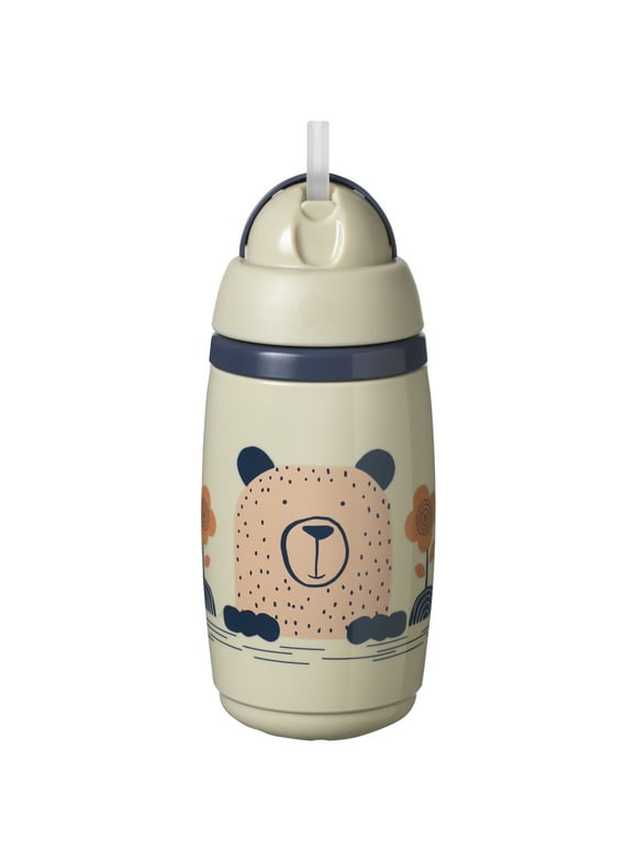 Tommee Tippee Insulated Straw Sippy Cup (9oz, 12+ Months, 1 Count) | Leak-Proof, Shake-Proof