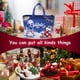 thumbnail image 4 of Decoraciones navideñas, adornos navideños, regalos de Navidad, bolsa de regalo navideña, bolsa de regalo portátil, bolsa de tela no tejida navideña, bolsa de compras, bolsa de regalo de tela no tejida, 4 of 6