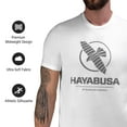 thumbnail image 2 of Hayabusa Men's VIP T-Shirt - Logo Graphic, Cotton Blend, Athletic Cut - White, Small, 2 of 6