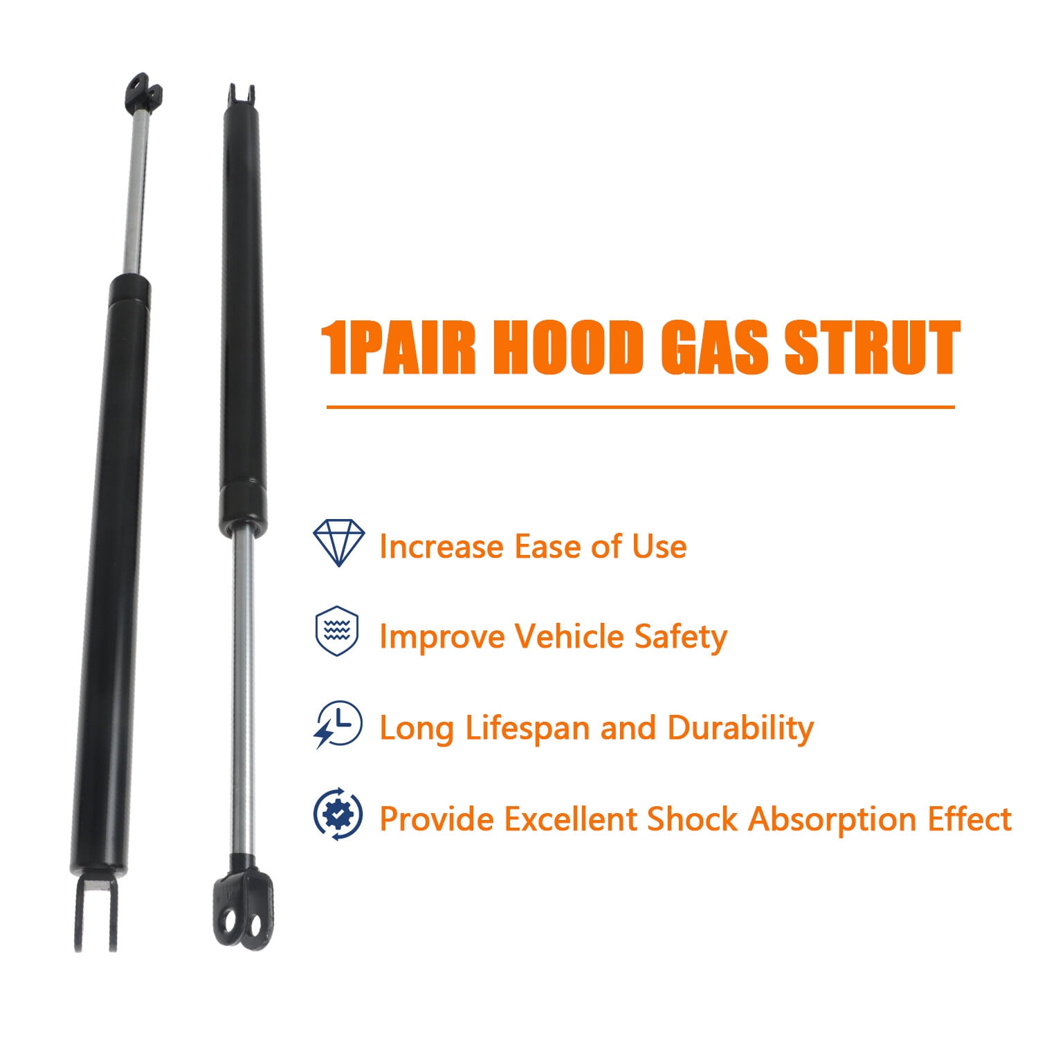 Aftermarket 2Pcs Hood Air Spring Gas Strut for Kubota M9540HDC M9540HDC-1