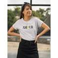 thumbnail image 2 of Amour Yellow Daisy T-Shirt Women -Image by Shutterstock, Female 4X-Large, 2 of 4