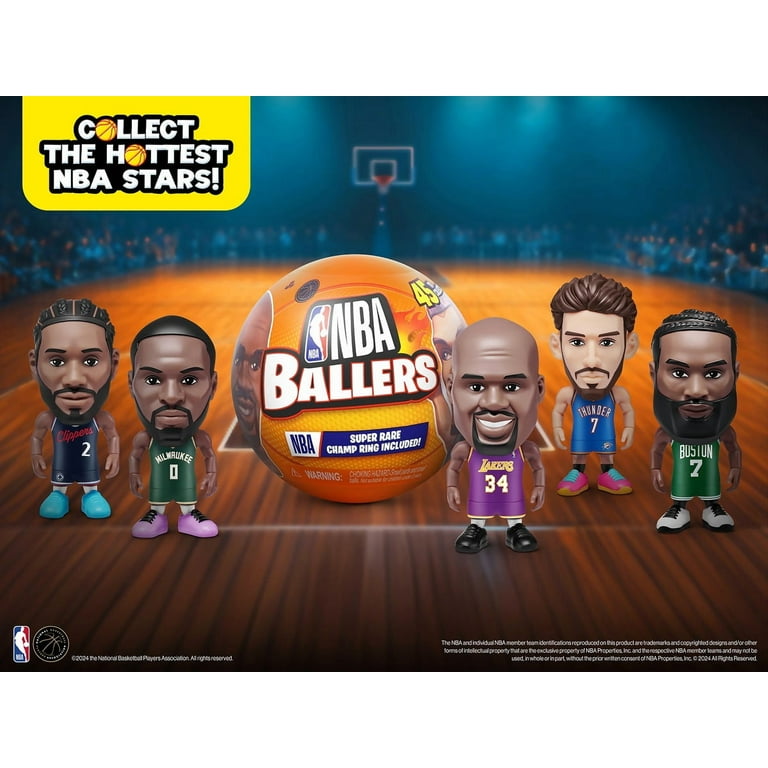 4-pc ZURU 5 Surprise NBA Ballers Series 2 Collectible Figures