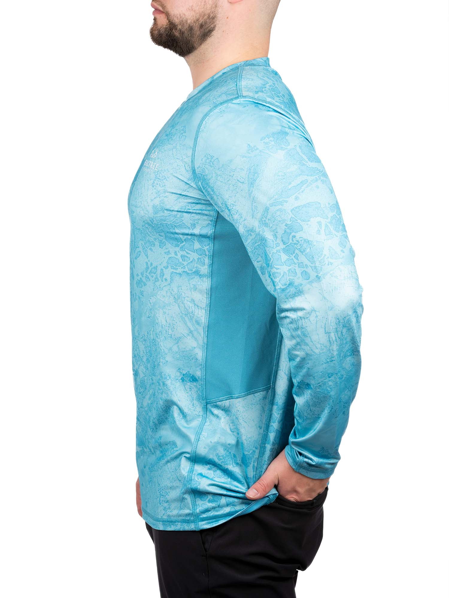 Realtree Fishing Men's Reversible Performance Fishing Tee Shirt