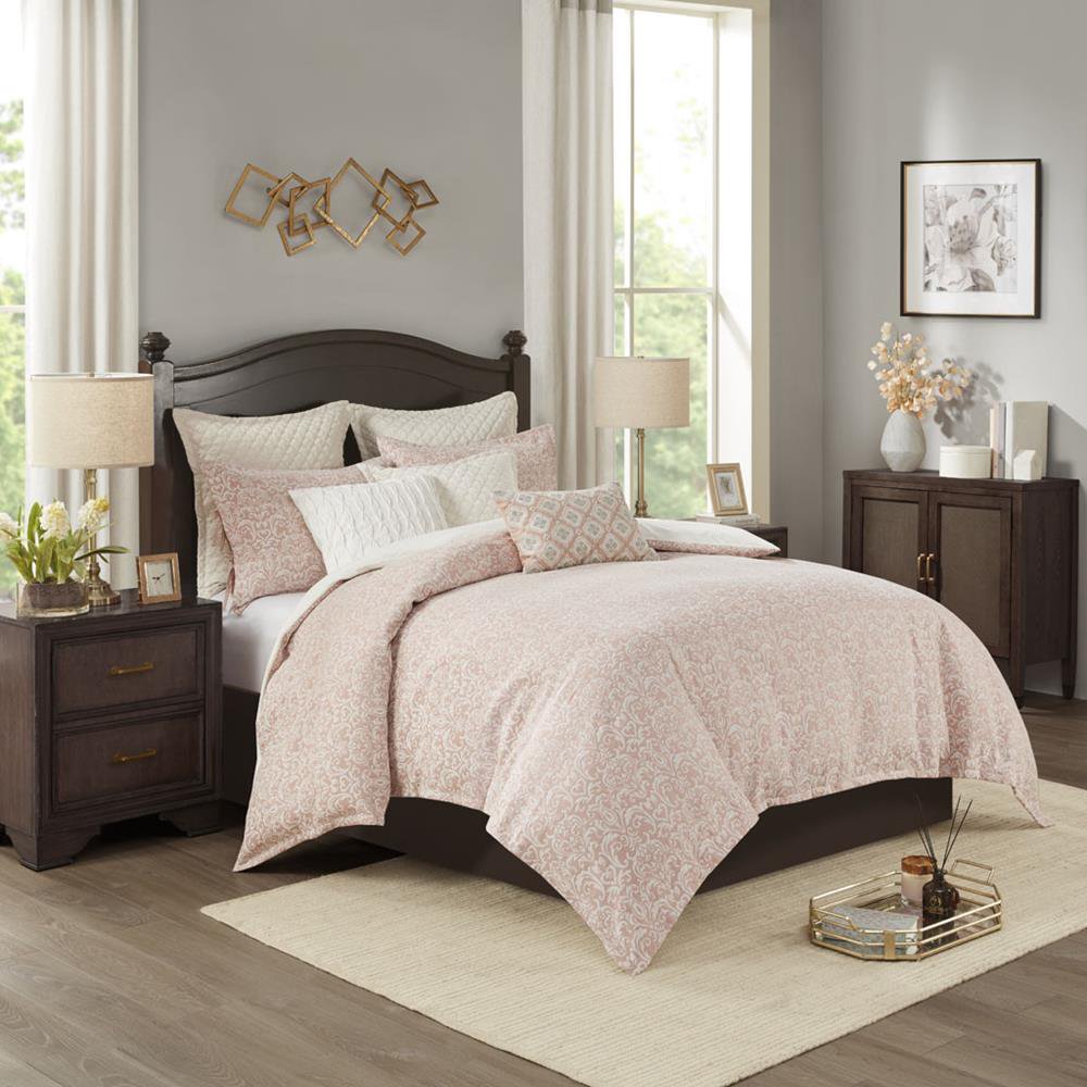 Madison Park Haven Chenille Jacquard Comforter Set King