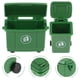 thumbnail image 4 of Juego de 4 botes de basura en miniatura para casa de muñecas, con tapa y ruedas, para juegos de simulación, decoración de casa de muñecas, 4 of 7