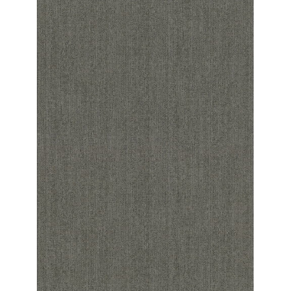 Brewster Holden Taupe Chevron Faux Linen Wallpaper, 21-in by 33-ft, 57.8 sq. ft