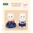 thumbnail image 1 of Simulation Forest Rabbit Family DIY Playset Mini Rabbit Bear Figure Toy Dolls Kids Gifts, 1 of 1