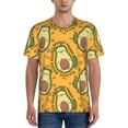 thumbnail image 5 of Easygdp Avocado Dog Men's Muscle T-Shirt Men's Baseball Short Sleeves, for Gym Workout Athletic with Button - Medium, 5 of 9