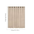 thumbnail image 3 of Sheer Voile Curtains Long Transparent Drapes Double Rod Pocket Gauze Curtains for Living Room Bedroom Sliding Glass Door, 3 of 6