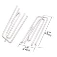 thumbnail image 2 of Unique Bargains Stainless Steel Window Drapery Curtain Pleat Hooks Hanger Silver Tone 50pcs, 2 of 4