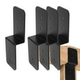 thumbnail image 2 of 4 PCS Robustes Acier Z Supports, Double Corset d'Angle Profil de Canal, 2 of 7