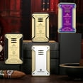 thumbnail image 2 of Cigar Lighter Windproof Torch Lighter Fashion Metal Cigar Cigarette Lighter Creative Gift Box, 2 of 5