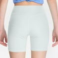 thumbnail image 2 of Favoffer Girls High-Waisted Pocketed Basic Biker Shorts Summer Lightweight Stretchy Spandex Dance Gymnastics Casual Activewear, 4-15Y, 2 of 5