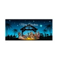 thumbnail image 2 of Fwttom Christmas Garage Door Cover Decorations - Merry Christmas Heartwarming Scene Banner Garage Door Decor Outdoor Indoor for Xmas Holiday,, 2 of 2