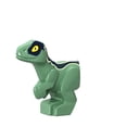 thumbnail image 3 of Bloques de construcción de dinosaurios jurásicos Tyrannosaurus Rex Wyvern Velociraptor Stegosaurus Juguetes para niños Figura de anime de dinosaurio, 3 of 5