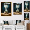 thumbnail image 4 of DESIGN ART Designart "Hyperealistic Hour Glass Ii" Surrealism Landscape Canvas Print 16 in. wide x 32 in. high, 4 of 5
