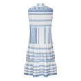 thumbnail image 7 of Summer Saving Wycnly Sundresses for Women Sleeveless V-Neck Geometric Print Knee-Length Dresses Loose Ruffle Hem Plus Size Vintage Midi Summer Dress Sky Blue Up to 65% off, 7 of 7