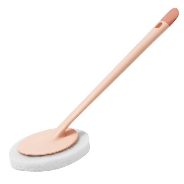 Harpily Cleaning Brush Multifunctional Dual Prpose Long-Handled Cleaning Brush Sponge Brush