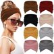 thumbnail image 1 of Turbantes para mujer Headbands Sefiinh Fashion Knot, paquete de 8, 1 of 6