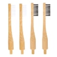 thumbnail image 1 of MasteelfCA 4Pcs Wooden Toothbrush Replacement Heads Biodegradable Toothbrush Heads for Home Travel, 1 of 7