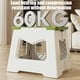 thumbnail image 5 of Taburete Plegable Resistente | Asiento Portátil para Adultos para Acampar y Pescar | Silla de Plástico Compacta y Ligera con Asa | Soporta 60 Kg | Taburete de Descanso para Senderismo Al Aire Libre, 5 of 6