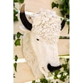 thumbnail image 7 of Ebros Sacred Lightning White Buffalo Wall Decor 18"H Faux Bison Head Taxidermy, 7 of 7