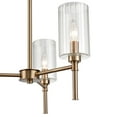 thumbnail image 3 of Millennium Lighting  Chastine Chandelier Light Fixture Modern Gold 3 3 Lights Matte Gold, 3 of 5