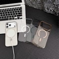 thumbnail image 5 of For iPhone 17 Pro Max Crystal Clear Case Compatible with MagSafe Hard PC Phone Cover - Transparent B, 5 of 5